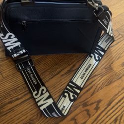 Brown Patterned Purse & Classic Black Purse (Great Condition)