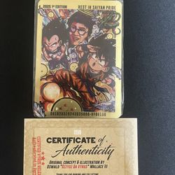 Goku Medal Trading Card