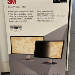New 3M Anti-Glare Privacy Filter For 23.8” Monitor