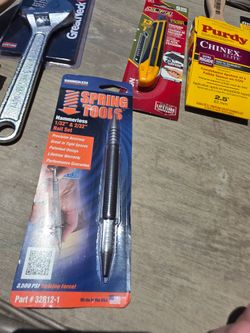 Hammerless Spring tools 1/32 and 2/32