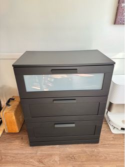 IKEA Brimnes 3-Drawer Dresser Black