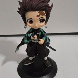 BANPRESTO Demon Slayer Tanjiro Kamado III [Ver. A]: 13cm Q Posket Mini Statue Figurine, From Japan