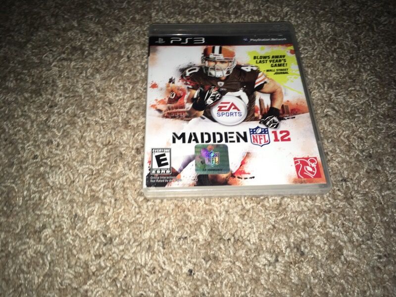 PS2 Madden 12 for Sale in Mount Vernon, WA - OfferUp