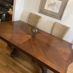 Large Wooden Dining Table