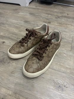 brown coach shoes