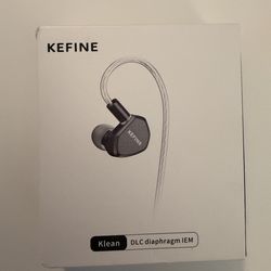 Kefine Klean IEM – DLC Diaphragm In-Ear Monitors/Headphones/Earbuds