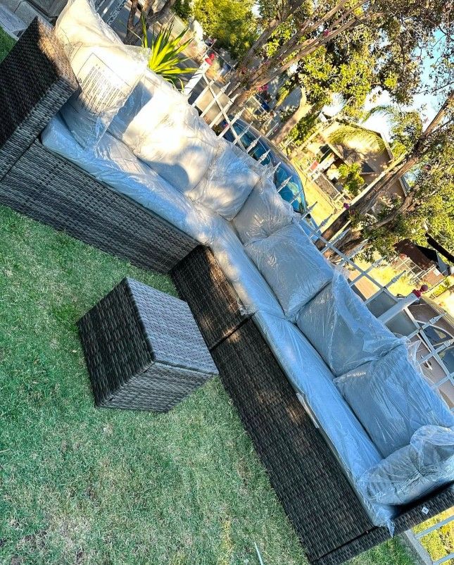 Patio Furniture Set Grey