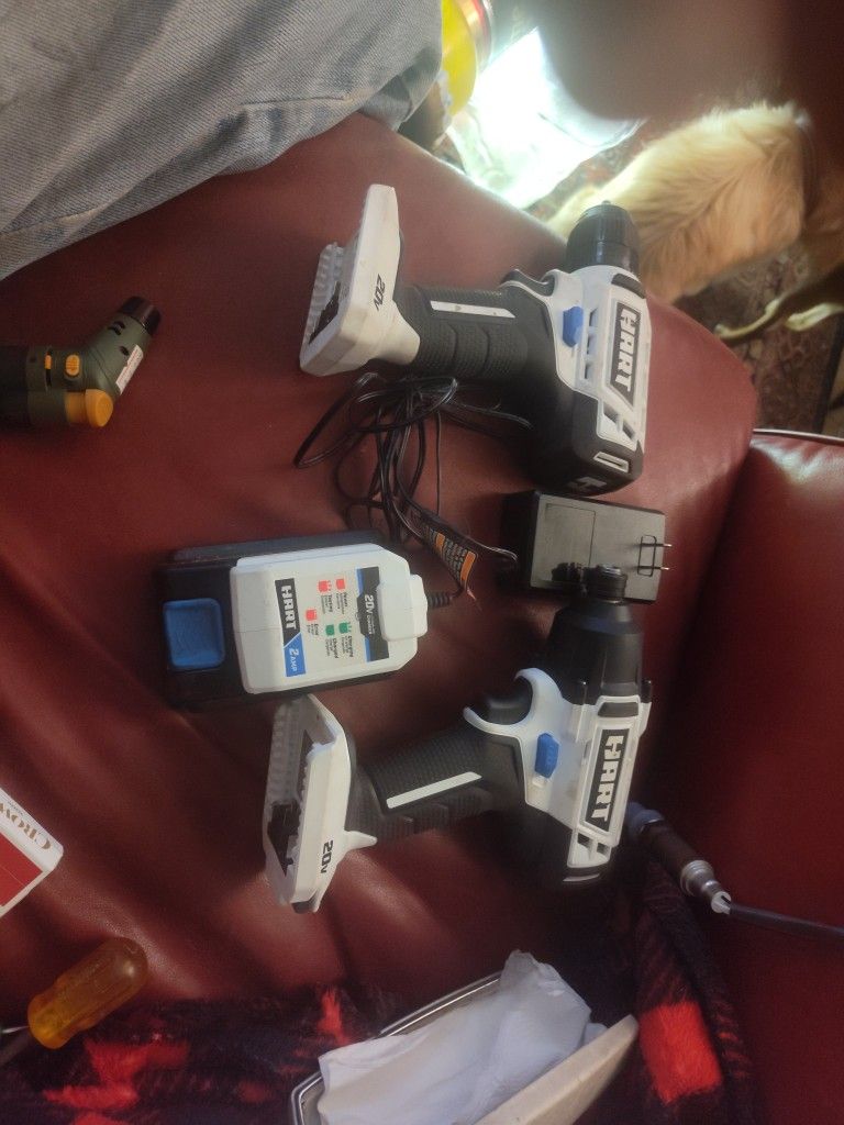 Heart 20 Volt Drill And 20 Volt Impact With Charger And Battery