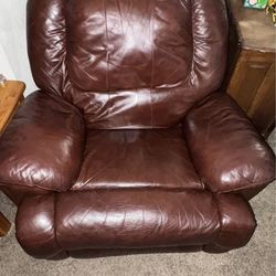 Recliner zero gravity, leather, oversized very comfortable