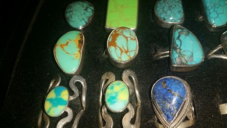 Any turquoise Ring sterling silver $28 each new