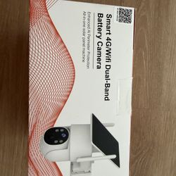Brand New Solar Powered PTZ Security Camera (4G/WiFi Dual-Band)