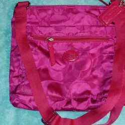 Pink Coach Getaway Crossbody Bag
