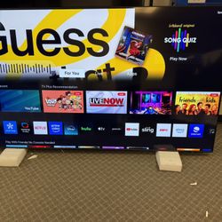85 Inch Samsung Smart 4K. Hdtv Has A Few Screen Issues Screen Can Go Dark As Is $249.