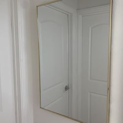 Gold Framed Wall Mirror