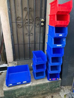 Akro Mils stackable bins