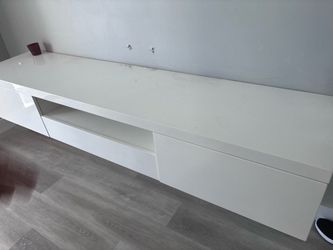 Tv stand floating
