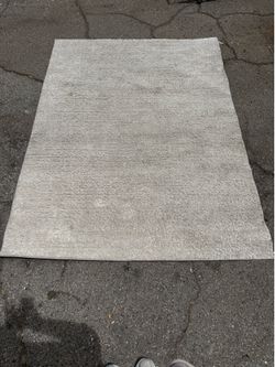White Rug 5x7