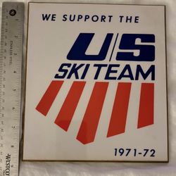 Team USA Vintage Ski Plaque 🇺🇸