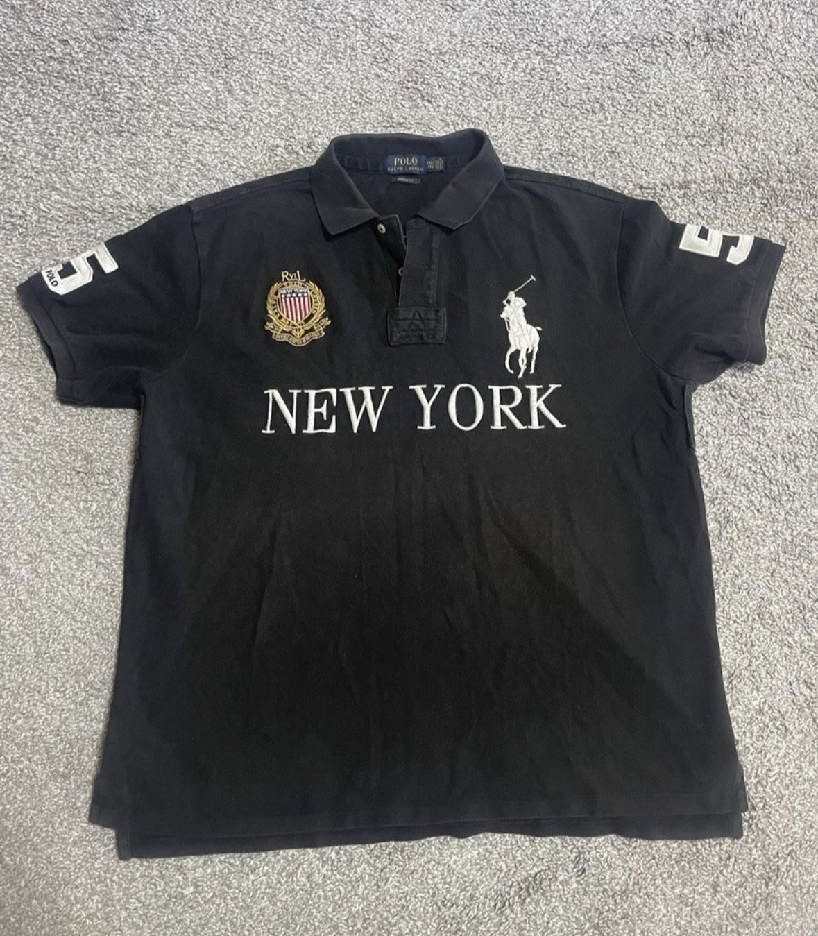 New York Polo Black Medium