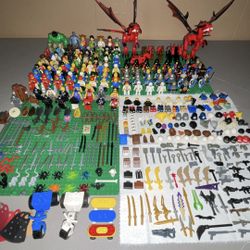 HUGE Assorted LEGO Minifigures, Parts & Accessories Lot