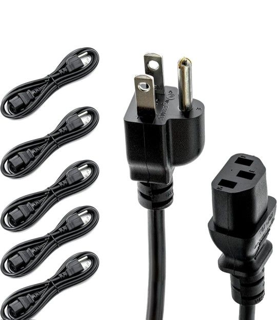 Power Computer Cords Monitor Cable, PC, Scanner. Many Available