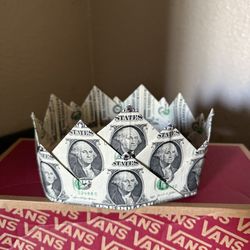 Handmade Dollar Bill Crown – Customizable