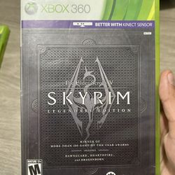 SKYRIM THE ELDER SCROLLS Xbox 360 2 DISC! $15