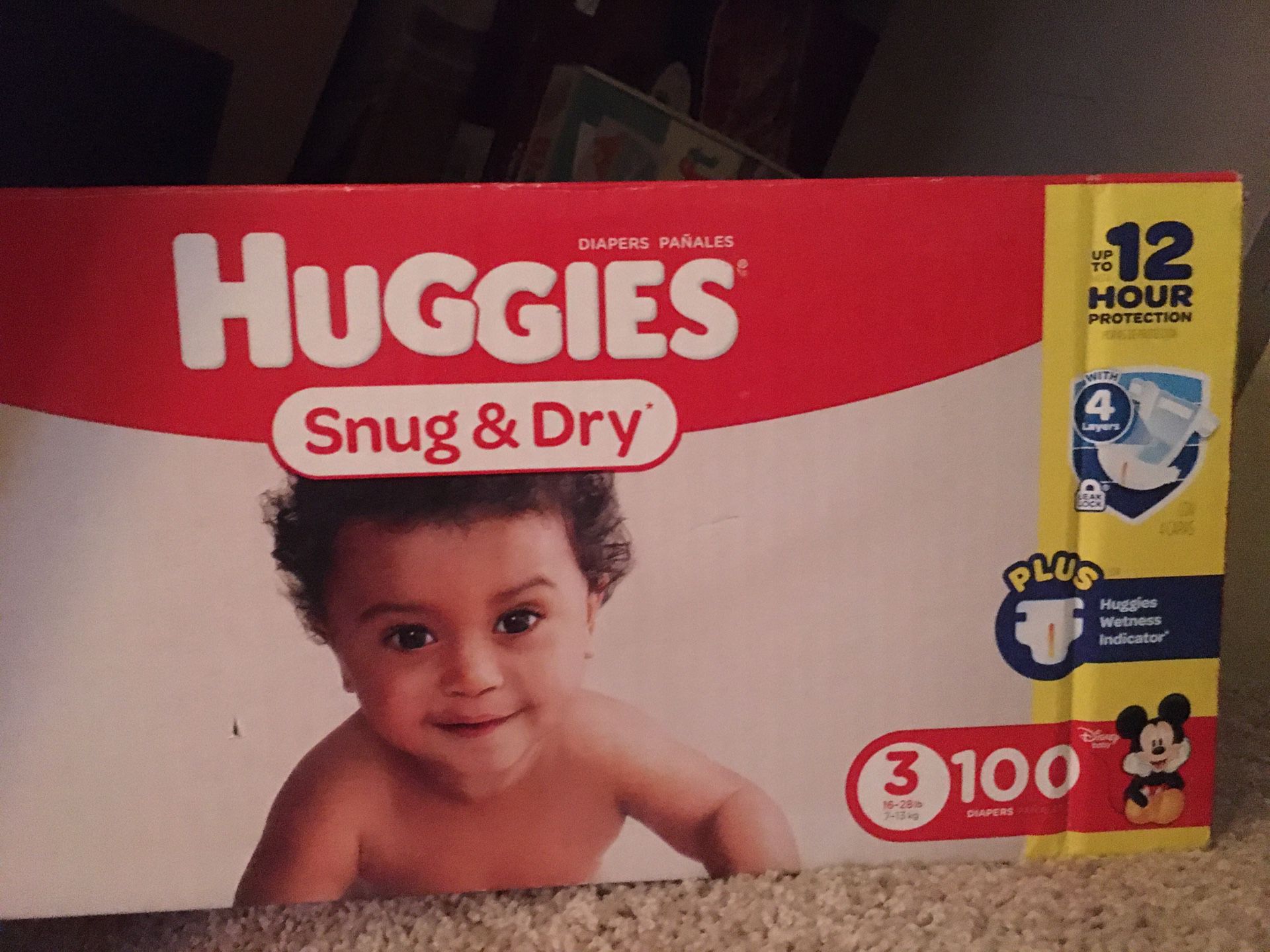 New Huggies diapers
