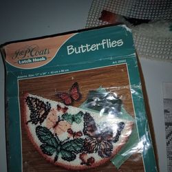 Butterfly  Latch Hook 
