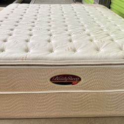 Like New Queen Size Mattress - Box Spring And Frame Optional