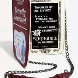 Beetlejuice Handbook For The Recently Deceased Crossbody Bag
