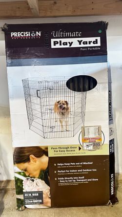 GIANT 48" Tall Precision Pet Ultimate Play Yard / Dog Pen with Door