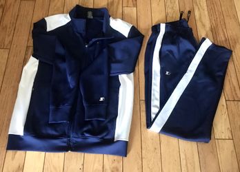 Starter Pair of Athletic Wear, Track Jacket and Jogger Size M