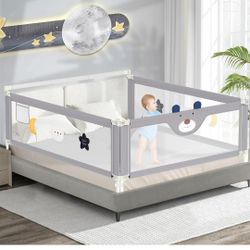 Bed Rail for Toddlers with Headboard Rod