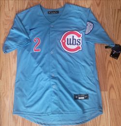 NICO HORNER CHICAGO CUBS CITY CONNECT JERSEY ALL STITCHED NEW