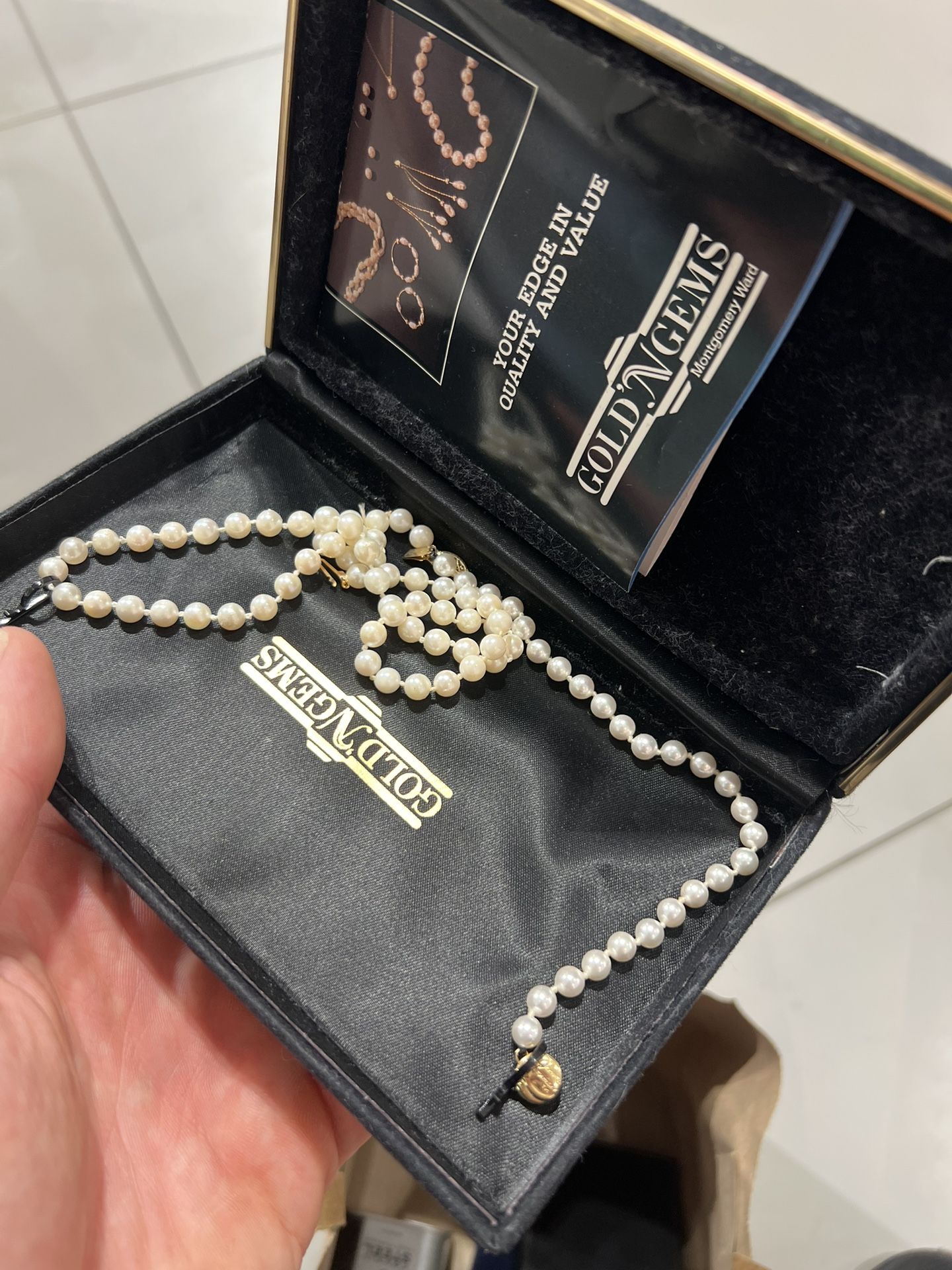 Peril Necklace And Bracelet 