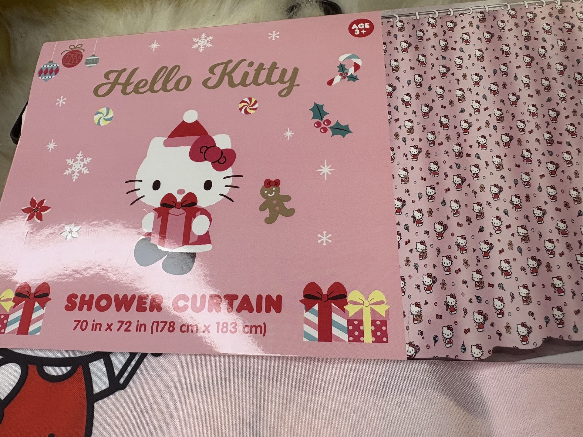 Hello Kitty Christmas Shower Curtain Brand  New 