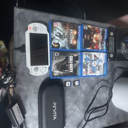 PS Vita In Great Condition Comes With Charger Case And 6 Games As Well As The SD Card