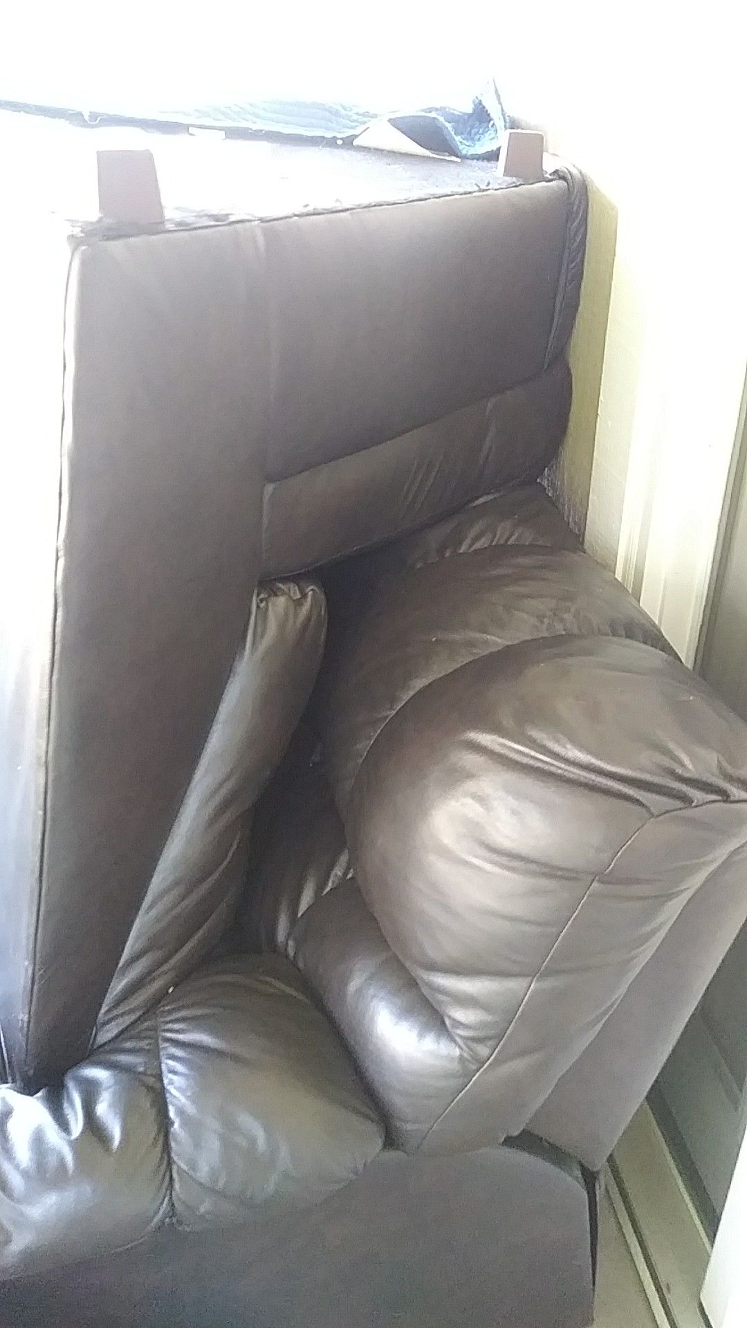 Sectional couch leather Ashley for Sale in Modesto, CA OfferUp