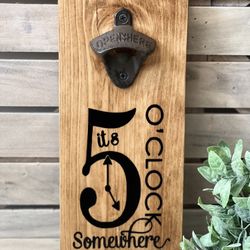 Wall Mounted Bottle Opener 