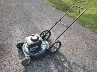 Craftsman push mower side discharge big wheel