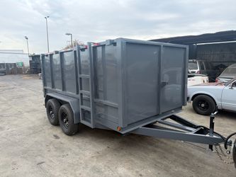 New smooth wall dump trailer 12 ft !