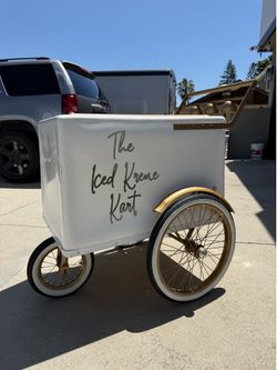 Ice cream cart paleta cart