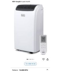 Portable AC Black And Decker 12,000 Btu