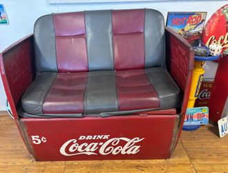Coke vintage couch