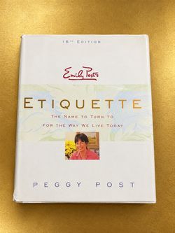 Emily Post's Etiquette 16th Edition Hardcover