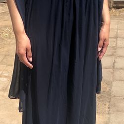 Midnight Blue Bridesmaid Dress 