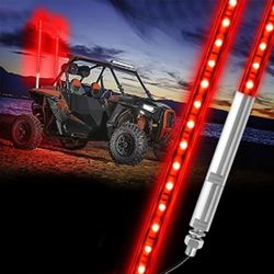 RED LED WHIP LIGHT