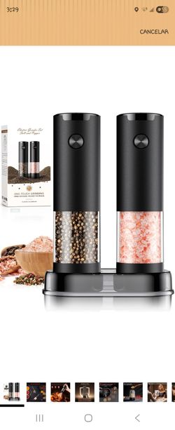 Electric Grinder set Salt & Pepper