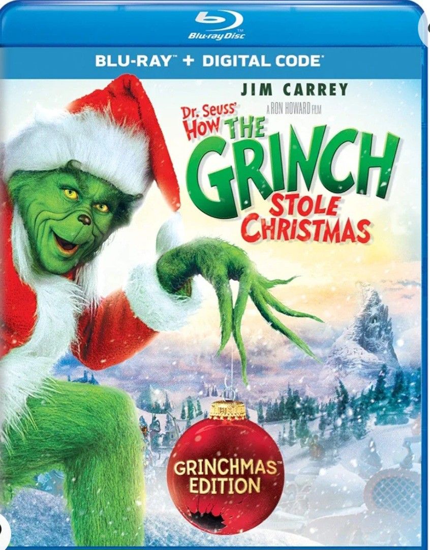 How The Grinch Stole Christmas Blu Ray DVD